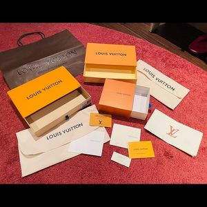 Louis Vuitton boxes
